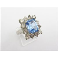 Anneau Damiata Gioielli Femme in Or blanc Quarzo 2100/102/1-D199 - 2100/102/1-D199
